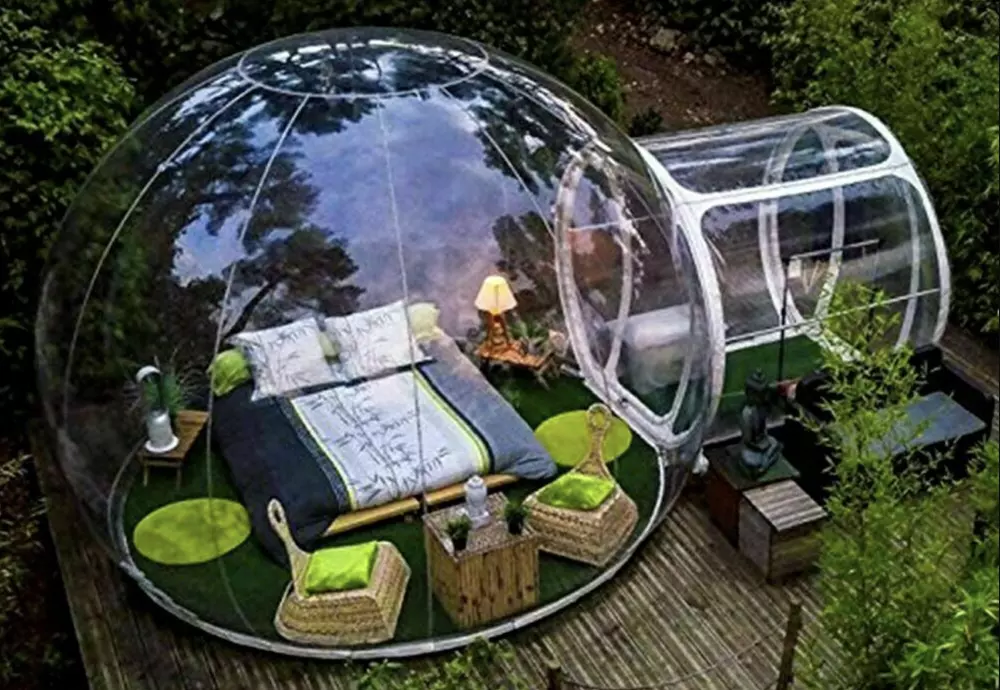 bubble tents in texas