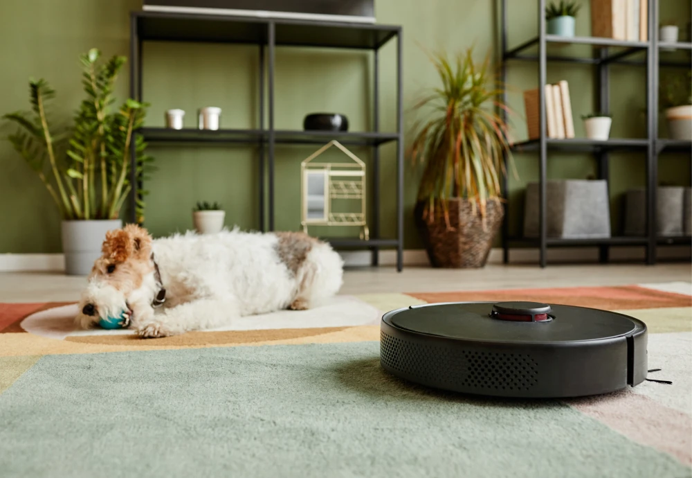 robot vacuum cleaner dog hair